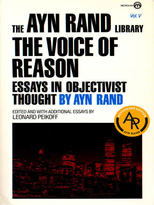 Title details for The Voice of Reason by Ayn Rand - Available
